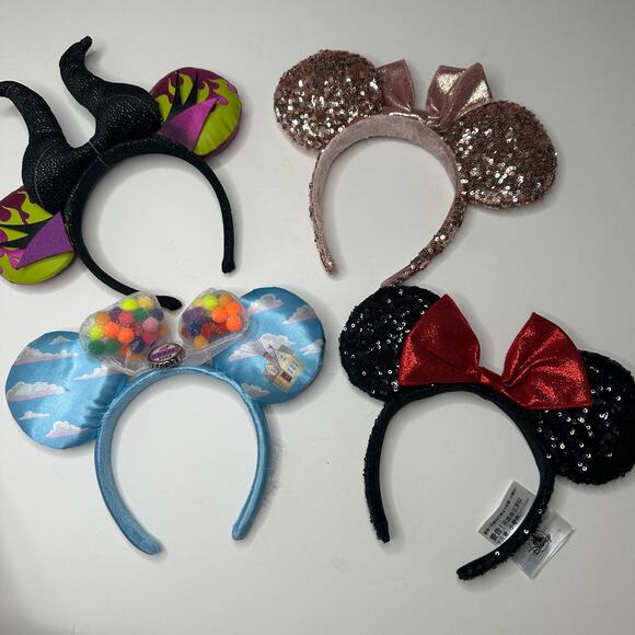 Disney Accessories - Disney Minnie Villains Up Sequin Ear Lot